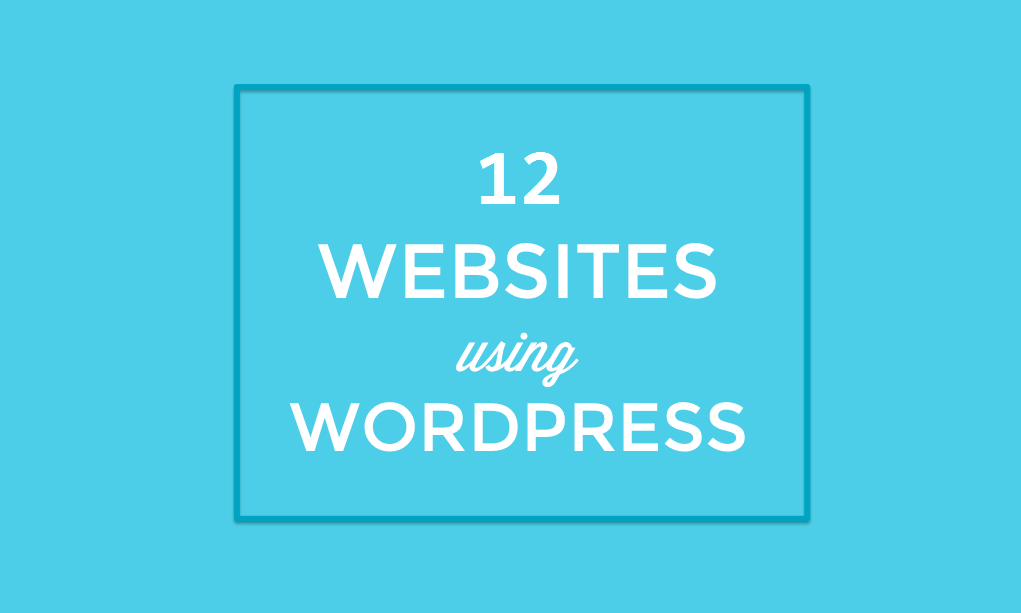 Top 12 Indian Websites Using WordPress